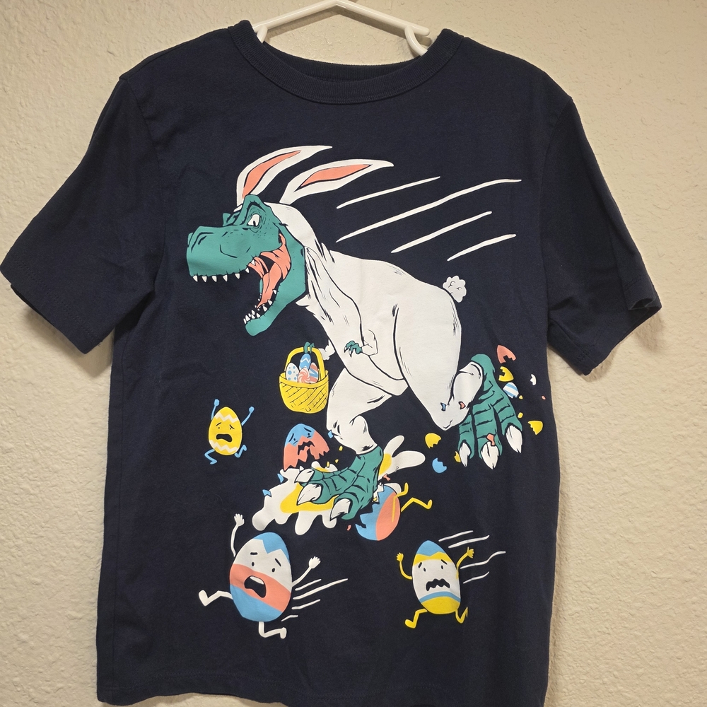 The Children's Place Navy Dino Bunny Tee
